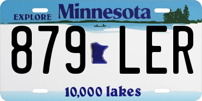 MN license plate 879LER
