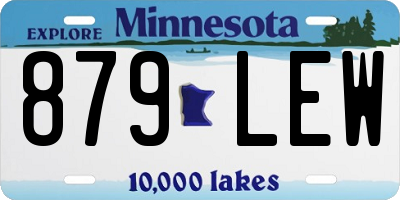 MN license plate 879LEW