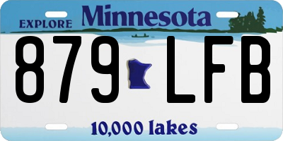 MN license plate 879LFB