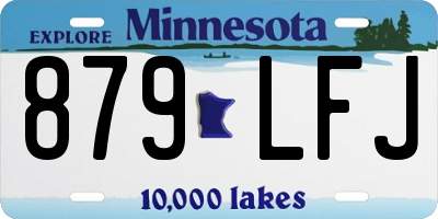 MN license plate 879LFJ