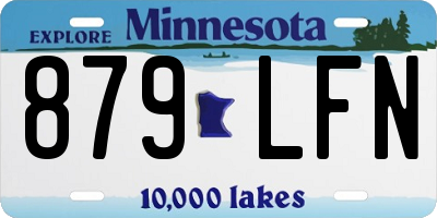 MN license plate 879LFN