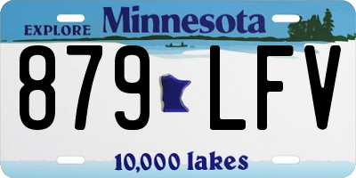 MN license plate 879LFV
