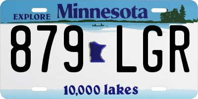 MN license plate 879LGR