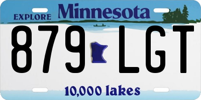 MN license plate 879LGT