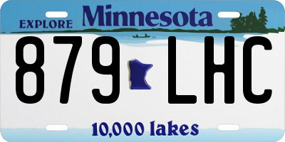 MN license plate 879LHC