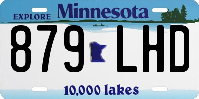 MN license plate 879LHD