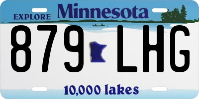 MN license plate 879LHG