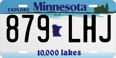 MN license plate 879LHJ