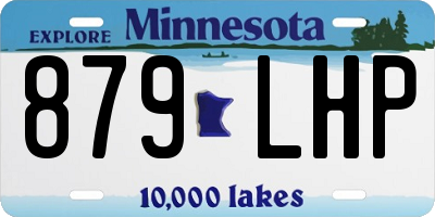 MN license plate 879LHP