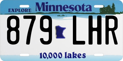 MN license plate 879LHR