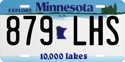 MN license plate 879LHS
