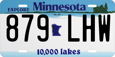 MN license plate 879LHW