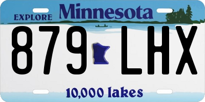 MN license plate 879LHX