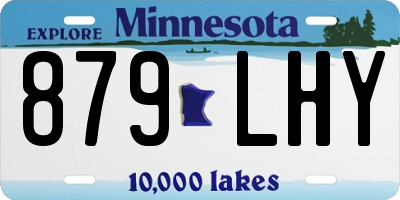 MN license plate 879LHY