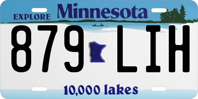 MN license plate 879LIH