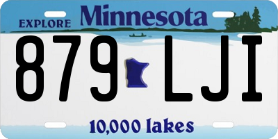 MN license plate 879LJI