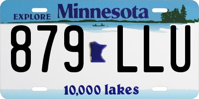 MN license plate 879LLU