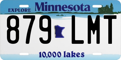 MN license plate 879LMT