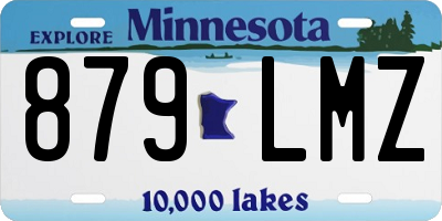 MN license plate 879LMZ