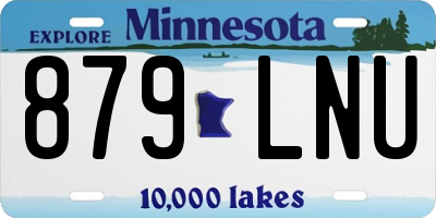 MN license plate 879LNU