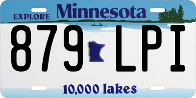 MN license plate 879LPI