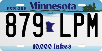 MN license plate 879LPM
