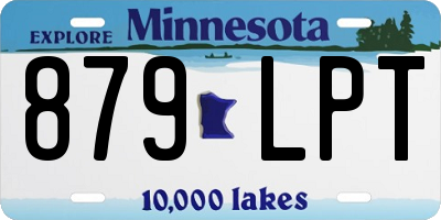 MN license plate 879LPT