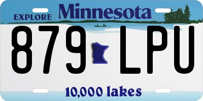 MN license plate 879LPU