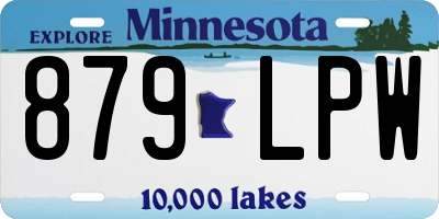 MN license plate 879LPW
