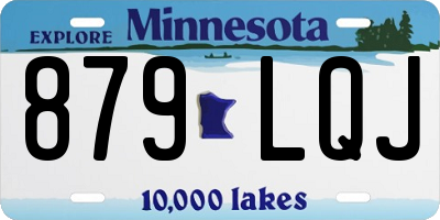 MN license plate 879LQJ