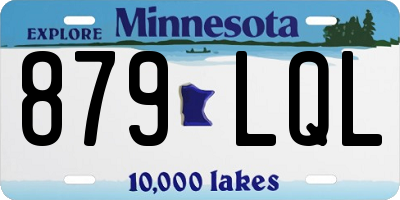 MN license plate 879LQL