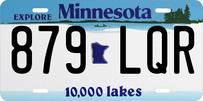 MN license plate 879LQR