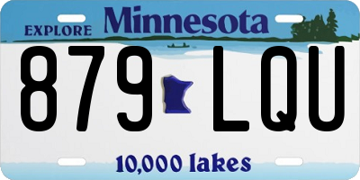 MN license plate 879LQU