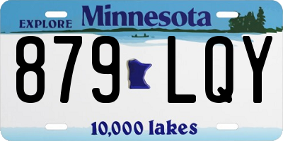 MN license plate 879LQY