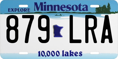 MN license plate 879LRA