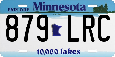 MN license plate 879LRC