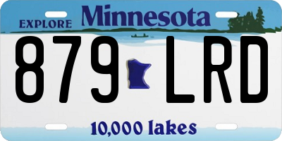 MN license plate 879LRD