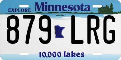 MN license plate 879LRG