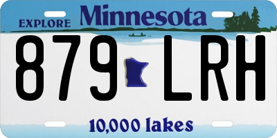 MN license plate 879LRH