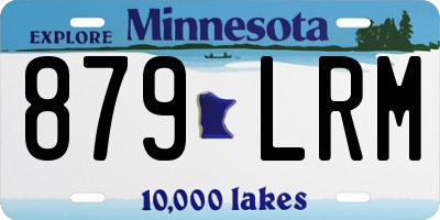 MN license plate 879LRM