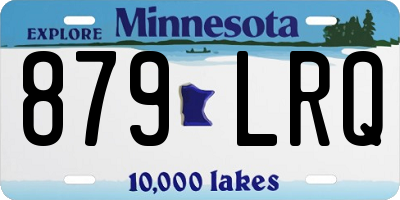 MN license plate 879LRQ