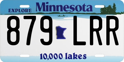 MN license plate 879LRR