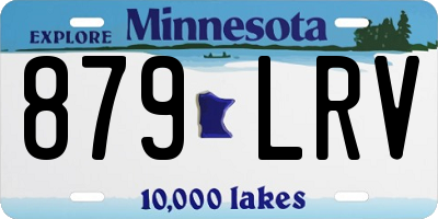 MN license plate 879LRV