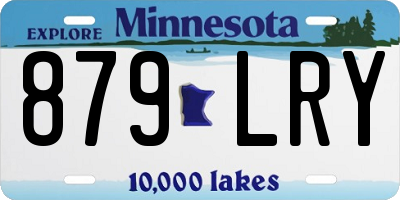 MN license plate 879LRY