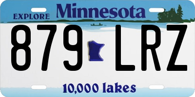 MN license plate 879LRZ