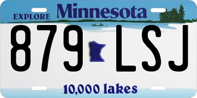MN license plate 879LSJ