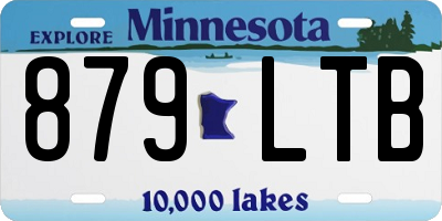 MN license plate 879LTB