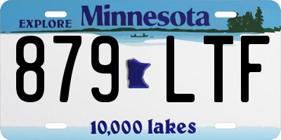 MN license plate 879LTF