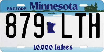 MN license plate 879LTH