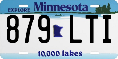 MN license plate 879LTI